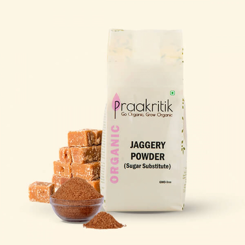 Praakritik Organic Jaggery Powder | 500gm ( Pack Of 3 )