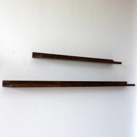 Barish Handcrafted Decor | Photo Ledge | Walnut