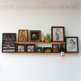 Barish Handcrafted Decor | Photo Ledge | Rubberwood