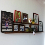 Barish Handcrafted Decor | Photo Ledge | Walnut