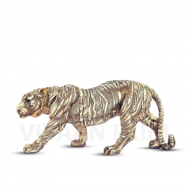 Polyresin Tiger Statue | Home Decor Showpiece | Antique Finish for Decoration 