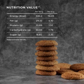 Auric | Ragi Almond Cookies | 1 Tin |20 Cookies | 14g Each