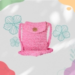 Happy Cultures | Rose White Crocheted Sling Bag | Handcrafted