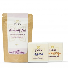 Jivisa |Serenity Essentials Bundle | Set of 3 - Coconut and Honey / Arabic Oudh