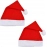 Christmas Santa Claus Cap | Merry Christmas Hat|  Set of 2 | Red