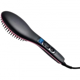 Simply Straight Women's 2 in 1 Ceramic Hair Straightener Brush | Pack of 1