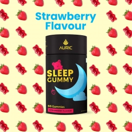 Auric| Restful Sleep Gummies with Ashwagandha | Non-habit forming | 60 Gummies