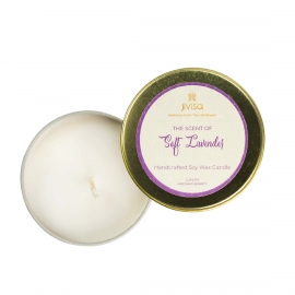 Jivisa | Soft Lavender Premium Soy Wax Candle 