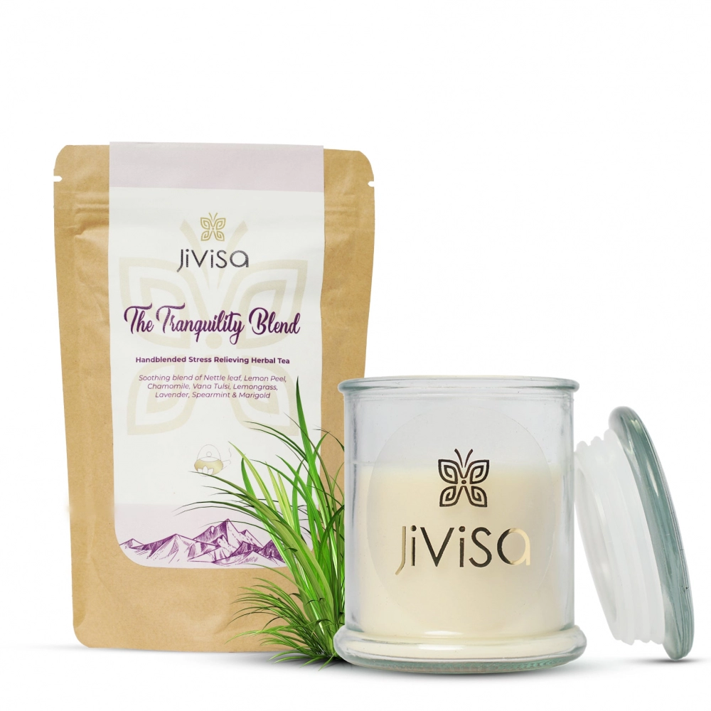 Jivisa | Stress Relief Bundle | Set of 2 - Lemongrass