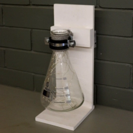 Barish Handcrafted Decor Table Top Planter | White