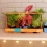 Barish Handcrafted Decor Table Top Planter Wooden Frame | Firewood