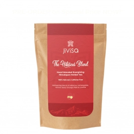 Jivisa | The Hibiscus Blend - Energising Herbal Tea (Tisane) - TIN 25 GM
