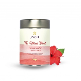 Jivisa | The Hibiscus Blend - Energising Herbal Tea (Tisane) - TIN 25 GM