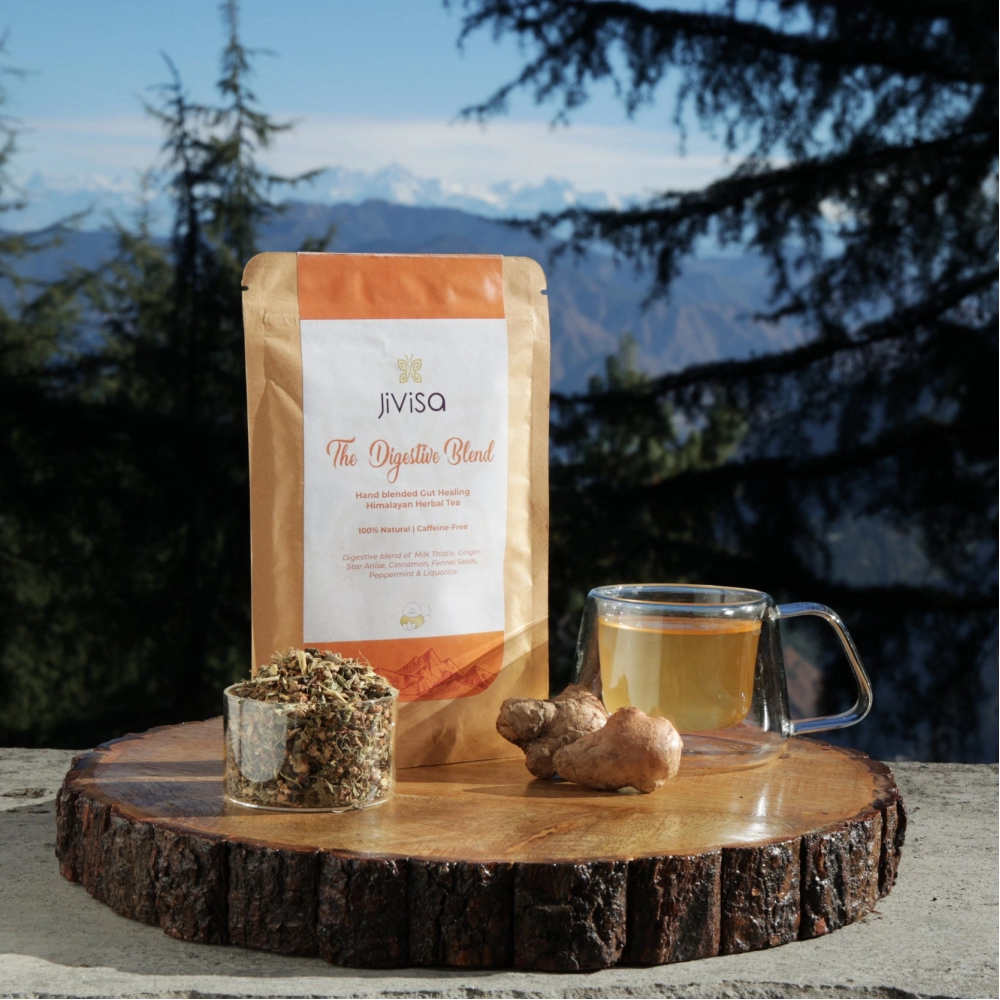 Jivisa | The Mountain Blend - Digestive Herbal Tea (Tisane) - Pouch 50 GM