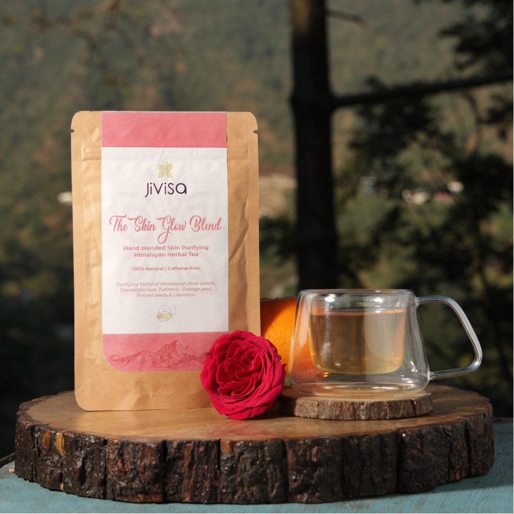 Jivisa | The Rose Blend - Skin Purifying Herbal Tea (Tisane) - POUCH 50 GM