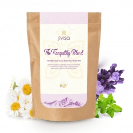 Jivisa | The Tranquility Blend - Stress Relief Herbal Tea (Tisane) - POUCH 50 GM