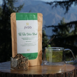 Jivisa | The Tulsi Detox Blend - Green Tea - TIN 50 GM