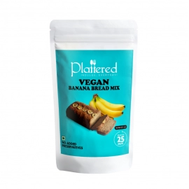 Plattered Vegan Banana Bread + Vegan Brownie Mix | EGGLESS