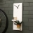 Barish Handcrafted Decor Wall Clock With Planter Space | White