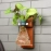 Barish Handcrafted Decor Wall Mounted Planter | Firewood