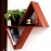Barish Handcrafted Decor Wooden Wall Shelf Triangular | Firewood