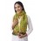Happy Cultures Warm Parrot Green Crocheted Weave Mix Unisex Scarf | Handmade