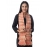 Happy Cultures Warm Sunset Peach Jhalar Crocheted Scarf | Handmade