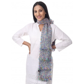 Happy Cultures Warm Unicorn Jhalar Crochet Scarf | Handmade