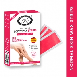 Fashion Colour Wax Strip | 20 Wax Strips & Cleansing Wipes (Normal Skin)