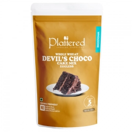 Plattered Devil's Choco Cake Mix | Wholesome | EGGLESS | Vegan Friendly | Pack of 1