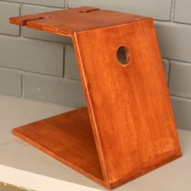 Barish Handcrafted Decor Wooden Wine And Glass Holder | Firewood