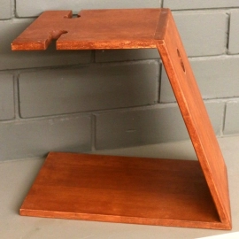 Barish Handcrafted Decor Wooden Wine And Glass Holder | Firewood