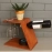 Barish Handcrafted Decor Wooden Wine And Glass Holder | Firewood