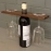 Barish Handcrafted Decor Wooden Single Wine Bottle And Glass Holder | Walnut