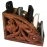 Wooden Remote Control Storage Holder Stand Organizer Rack