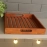 Barish Handcrafted Decor Wooden Tray 12 x 12 | Firewood