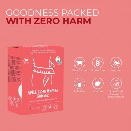 Zeroharm | Apple Cider Vinegar Gummies | Helps Regulating Appetite | Improves Metabolism & Gut Health | 30 Gummies
