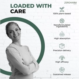 Zeroharm | Holo Kidney Detox Tablets | Plant Based Kidney Supplement | Natural Kidney Detox Supplement for Men and Women | 60 Veg