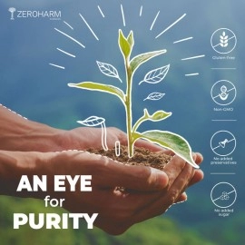 Zeroharm | Plant Based Zinc Supplement | Zinc Tablets | Strengthens Immunity | Healthier Skin | Reduces Acne | Improves Iron Absorption| Healthy Heart Functioning | Speeds up Wound Healing
